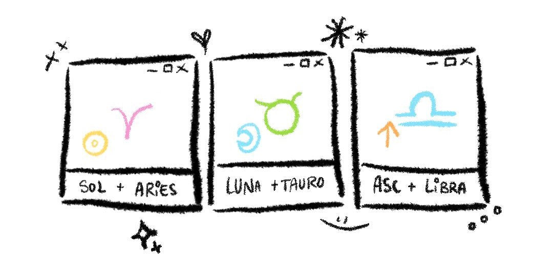 Big 3: Sol Aries, Luna Tauro, Ascendente Libra