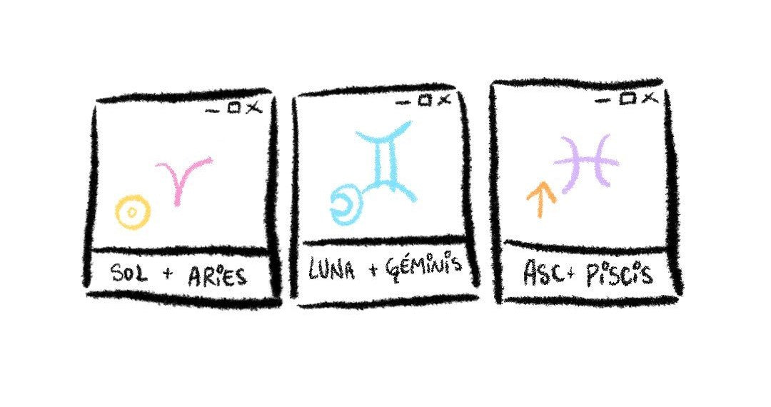 Big 3: Sol Aries, Luna Géminis, Ascendente Piscis