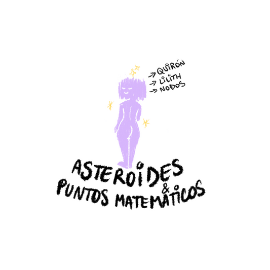 Carta Natal (Escrita) Asteroides y Puntos Matemáticos